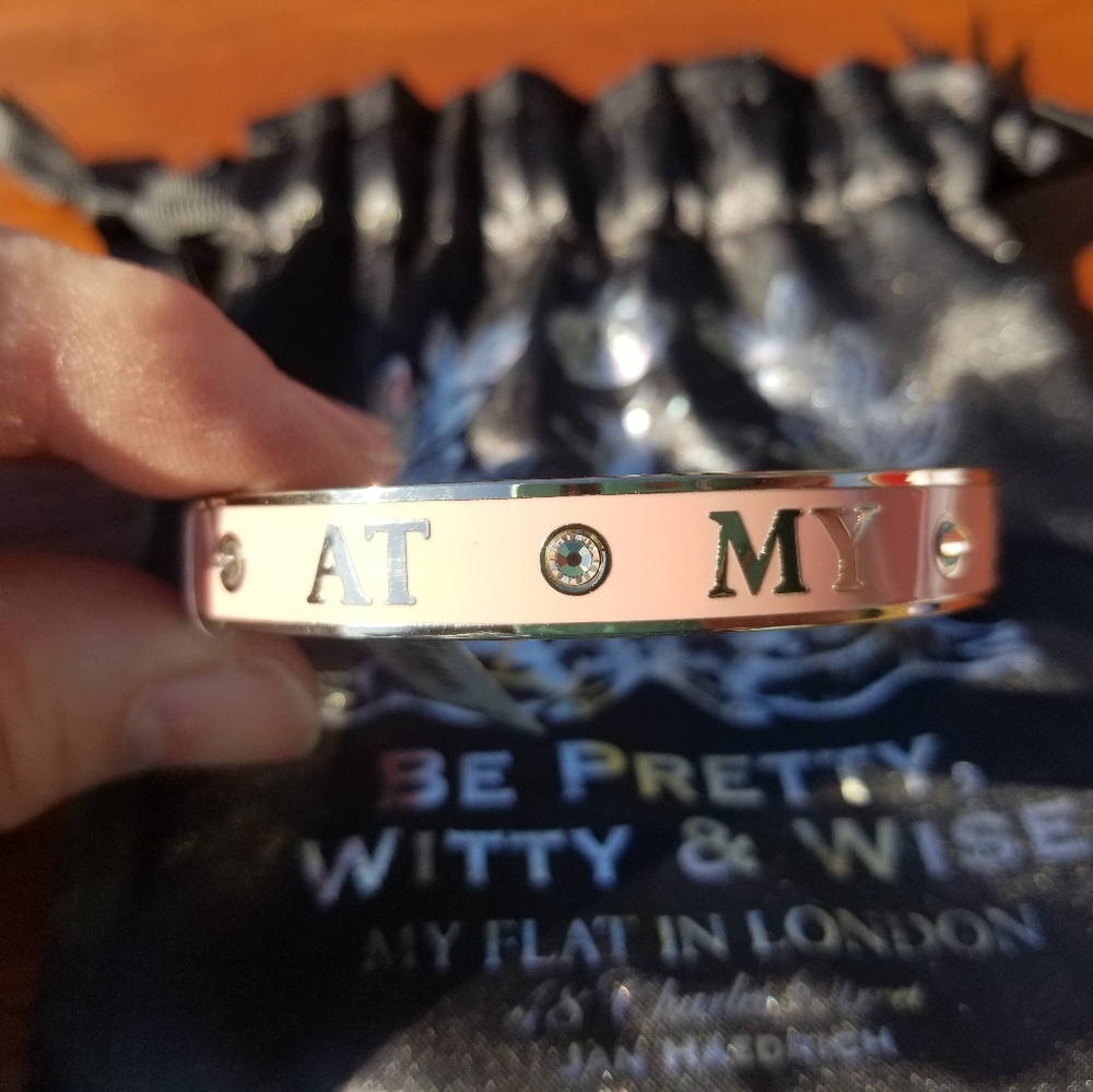 Pink Silver Bracelet